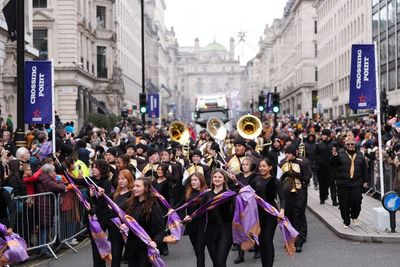Thousands line streets of London for colourful New Year’s Day parade