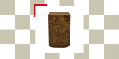 At Last — This Designer-Looking Burl Side Table (That I've Been Obsessing Over for Months) Is Now on Sale at 30% Off