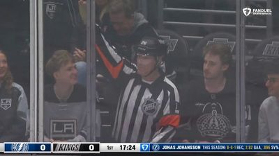 Will Ferrell Hilariously Played Referee in Front Row of Kings-Lightning Game