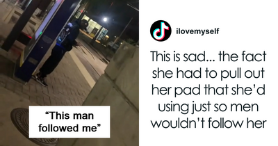 Woman Deters 4 Disgusting Men From Following Her Using A Used Period Pad And Lady Gaga