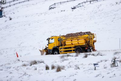 Fresh amber snow warning issued as wintry conditions bring disruption