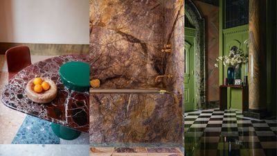 Total Interiors Eye Candy — These 6 Rooms Make Mixed Marble the Hero, and I Want to Copy Them All for My Home