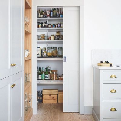 Small kitchens can have pantries too - this is how I converted a tiny broom cupboard into a storage hero