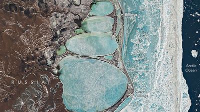 Nature carves colossal snowman in Siberia | Space photo of the day for Jan. 2, 2026