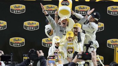 Wake Forest's Jake Dickert Basks in Mayo Bath After Bowl Win Over Mississippi State