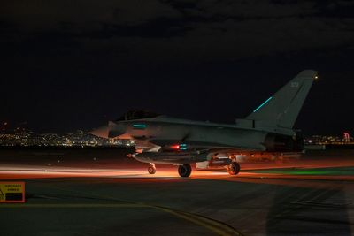 RAF Typhoons strike Isis weapons storage site in Syria in joint mission with France