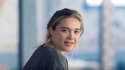 Florence Pugh Celebrated Her 30th Birthday By Cozying Up In The Fluffiest Pink Hat I’ve Ever Seen