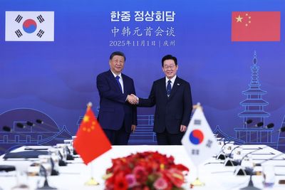 South Korea’s leader visits China to deepen ties as Japan drifts away