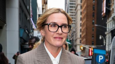 Kate Winslet masters everyday dressing with a polished outfit formula of jeans and a blazer