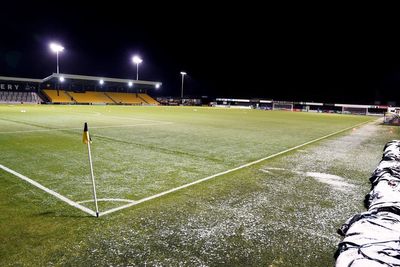 Multiple matches postponed after freezing conditions take hold across the UK