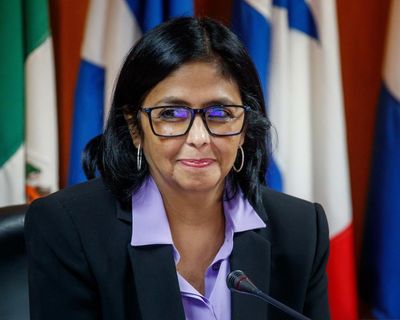Delcy Rodríguez strikes defiant tone but must walk tightrope as Venezuela’s interim leader