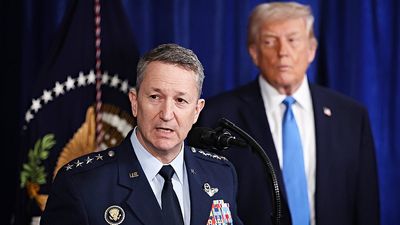 ‘Eyes open? Not today’: Trump almost fell to the floor listening to his military General’s briefing