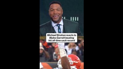 Michael Strahan Had Classy Message After Myles Garrett Broke His Sack Record
