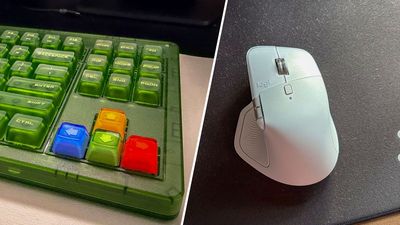 I finally nailed my keyboard and mouse setup with the 8BitDo Retro 87 and MX Master 4