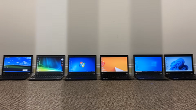 Speed test pits six generations of Windows against each other — Windows 11 placed dead last across most benchmarks, 8.1 emerges as unexpected winner in this unscientific comparison