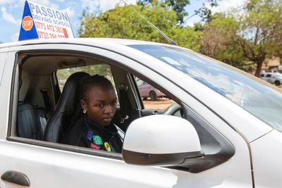 Driving instructors teach students to dodge danger on Zimbabwe roads