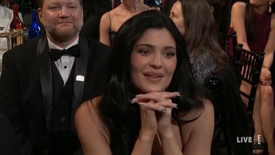 Kylie Jenner's emotional reaction as Timothée Chalamet says 'I love you' in Critics Choice speech