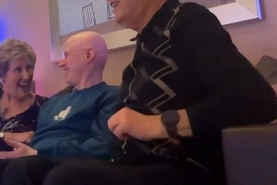 Masked Singer star shares video of moment family discover Emperor Penguin identity