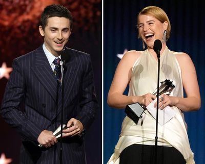 Timothée Chalamet and Jessie Buckley in Oscar surge as they win Critics Choice awards