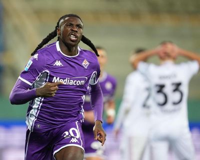 Kean boosts Fiorentina’s hopes after leaping from bench he should not have been on