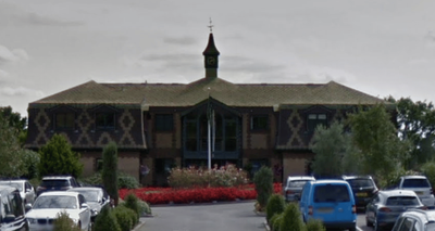 Huge blaze at north London golf club is tackled by 60 firefighters