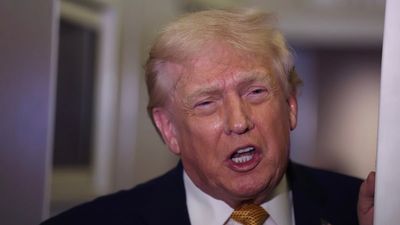 Donald Trump praises his son’s ability to, uh, turn on a laptop