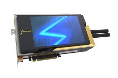 CES award outs MSI's monstrous 1600W RTX 5090 Lightning GPU — new flagship has next generation liquid cooling, dual 16-pin power connectors, and a surface-mounted LCD display