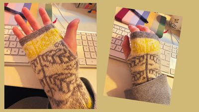 Cold hands while working from home? Cosy wrist warmers are my winter secret