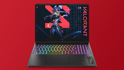 HP has smushed together the HyperX and Omen brands to create its new HyperX Omen range of gaming laptops, and I'm over here playing spot the difference