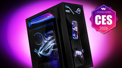Is RGB a thing of the past? — ASUS's new ROG G1000 gaming desktop is lit up with colorful holograms