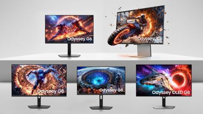 Samsung's new 'Odyssey 3D' 6K monitor takes center stage at CES 2026, features solid eye-tracking — 1,000 Hz dual-mode panel also on display, alongside new G6 & G8 OLED monitors