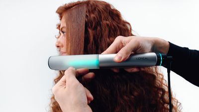L'Oréal's new hair straightener + multi styler uses light instead of extreme heat — and it works 3X faster