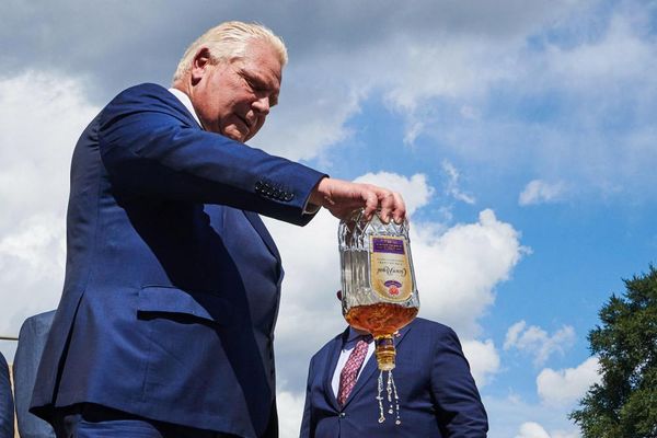 ‘Stock up’: Ontario premier promises to banish Crown Royal whisky from province
