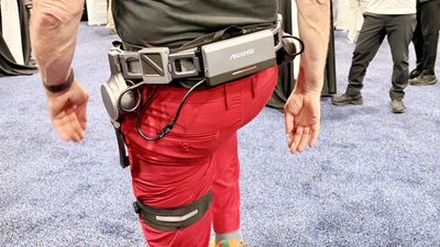 I powered around CES 2026 with some help from an ultra-lightweight exoskeleton
