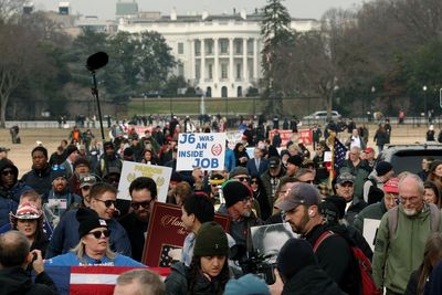 White House website rewrites history of Jan 6 attack as Trump-pardoned rioters return to Capitol