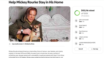 'I'd Rather Pull The Trigger': Mickey Rourke Slams 'Humiliating' GoFundMe