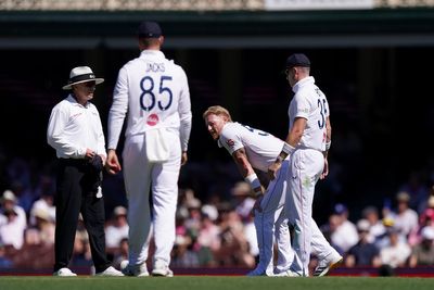 England captain Ben Stokes limps off with a groin injury