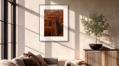 This giant digital photo frame rearranges millions of ink capsules for a cord-free art display that can still display pictures when powered off!