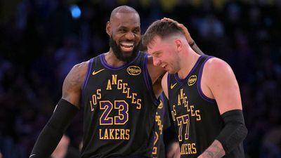 LeBron James Describes ‘Luka Magic’ After Wild Three-Pointer From Lakers Star