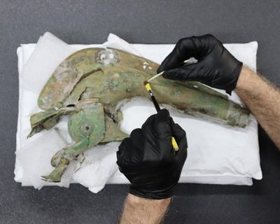 ‘Extraordinary’ iron age war trumpet find in Britain may have Boudicca links
