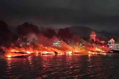 Fire destroys around 20 speedboats in Phuket