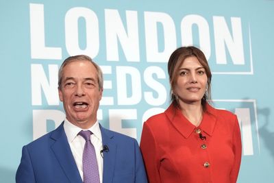 Farage launches attack on Sadiq Khan as Reform unveils challenger for London mayoral elections