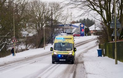 Ambulance 999 calls soar during freezing weather as Storm Goretti to hit UK