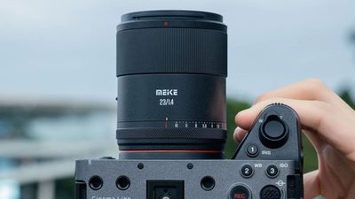 The new Meike 23mm f/1.4 weighs about as much as a can of soup and costs less than US$300