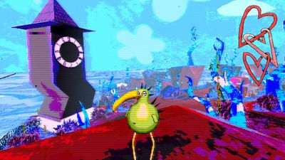 This weird bird game's art style takes me back to the '90s
