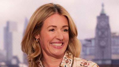 Cat Deeley’s floaty floral blouse is the comfortable and elevated style to wear with jeans this winter