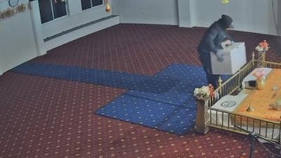 Masked thieves target donations at temple burglary
