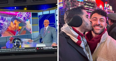 Gay Couple Responds After ESPN Host’s Reaction To Their New Year’s Eve Kiss Goes Viral