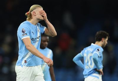 Man City 1-1 Brighton: Pep Guardiola loses grip on title dream as injury crisis takes toll