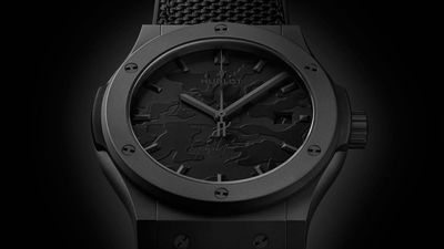 Hublot reimagines camo in all black with its first watch collaboration of 2026